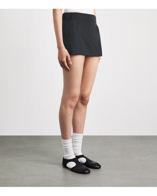 Vivienne Westwood Black Tailored Mini Skirt