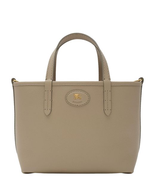 Burberry Natural Mini Leather Reversible Bloomsbury Tote Bag