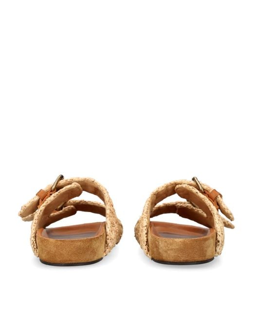 Isabel marant discount woven slide sandals