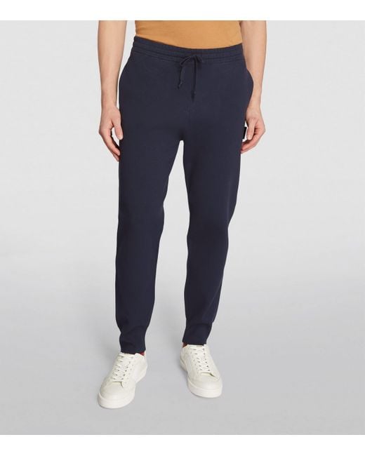 Sandro Blue Patch-Detail Sweatpants for men