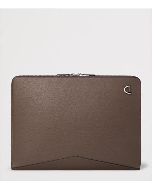 Cartier Brown Calfskin Losange Portfolio Case for men