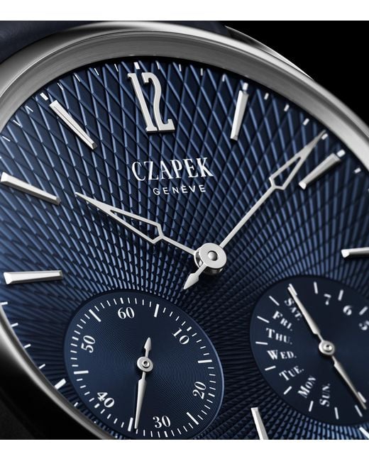 Czapek Blue Stainless Steel Quai Des Bergues Watch