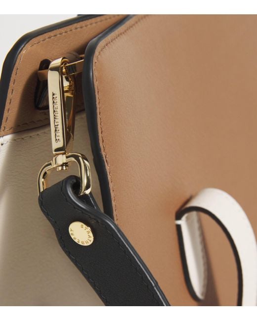 Strathberry Brown Midi Leather Tote Bag