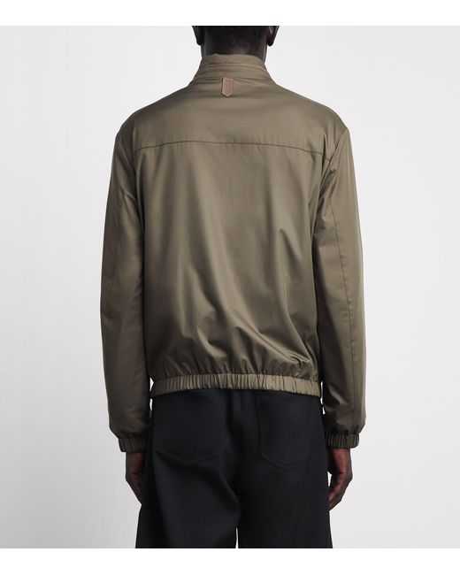 Canali Green Reversible Hybrid Jacket for men