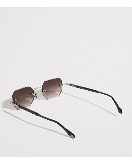 Matsuda Brown M5010 Octagonal Sunglasses