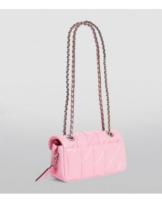 COACH Pink Quilted Leather Tabby 20 Shoulder Bag