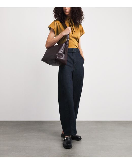 Lemaire Orange Jersey Foulard T-Shirt