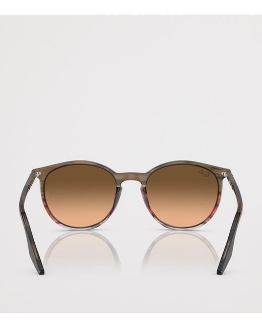 Ray-Ban Brown Phantos Round Sunglasses