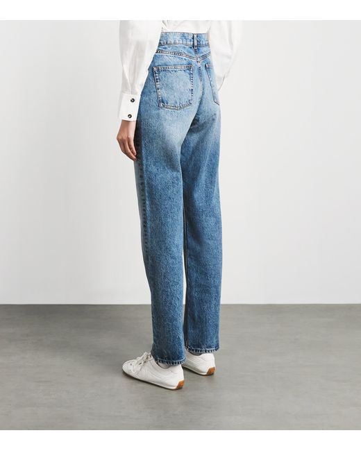 Claudie Pierlot Blue Washed Straight Jeans