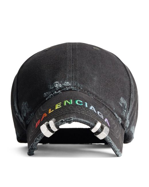 Balenciaga logo deals cap