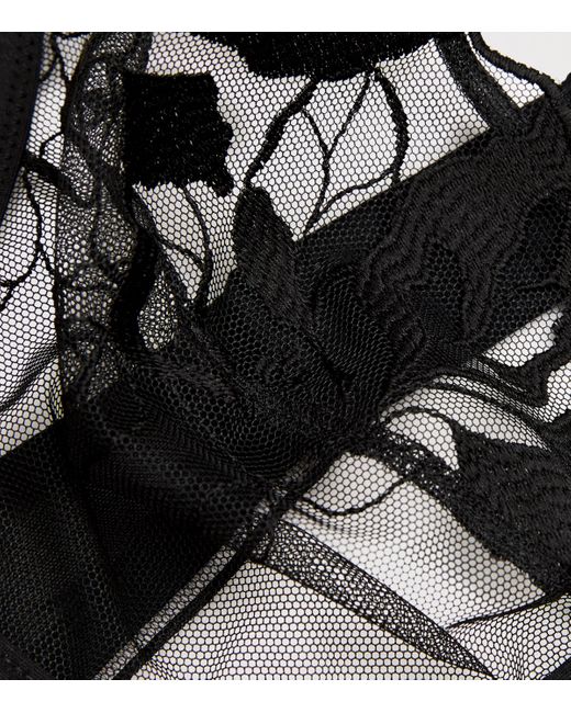 Maison Lejaby Black Lace Underwired Triangle Bra