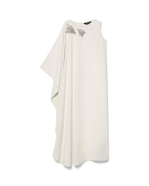 Marina Rinaldi White Embellished Maxi Dress