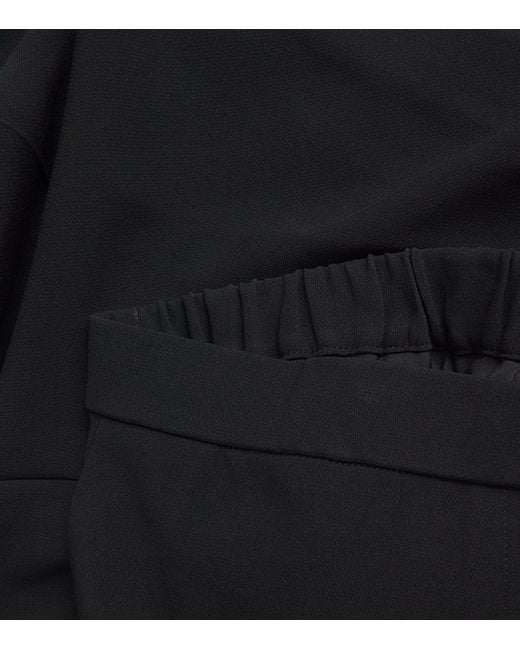Theory Black Cropped Treeca Trousers