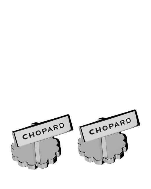 Chopard Green Racing Steering Wheel Cufflinks for men