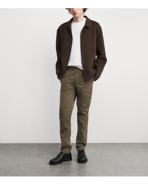 Rag & Bone Green Stretch-Cotton Fit 2 Slim Chinos for men