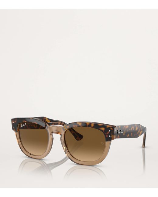 Ray-Ban Brown Propionate Mega Hawkeye Sunglasses