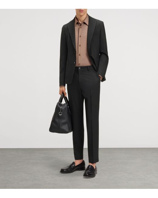 Boss Black Single-Breasted Slim Blazer for men