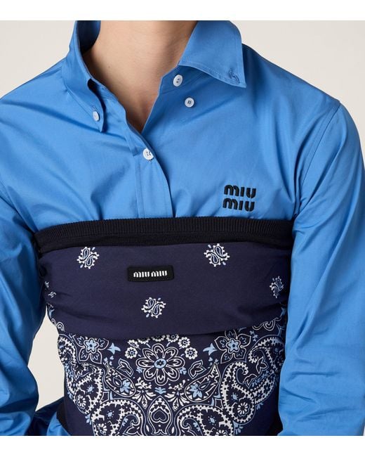 Miu Miu Blue Shirts