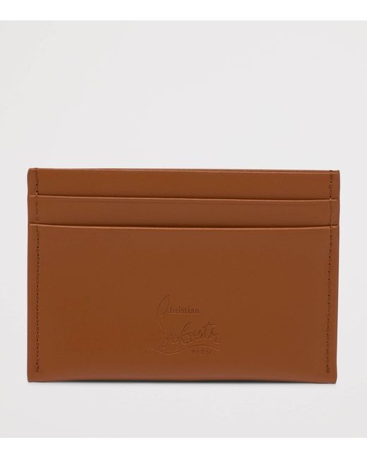 Christian Louboutin Brown Bettina Calfskin Card Holder