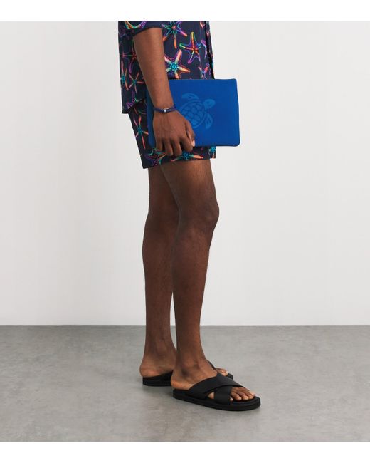 Vilebrequin Blue Neoprene Zipped Pool Pouch