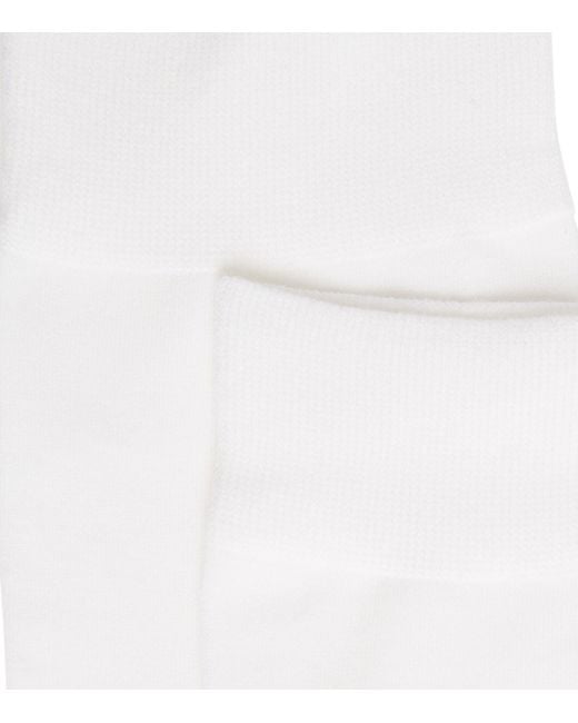 Falke White Cotton Touch Socks