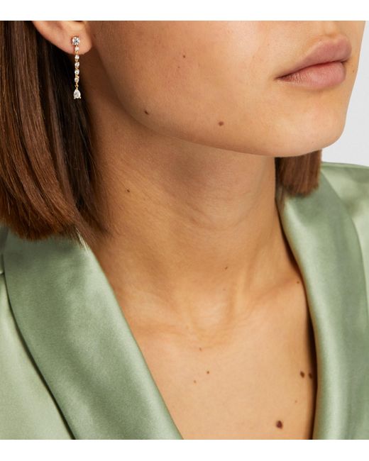 Anita Ko Metallic And Diamond Olivia Single Earring