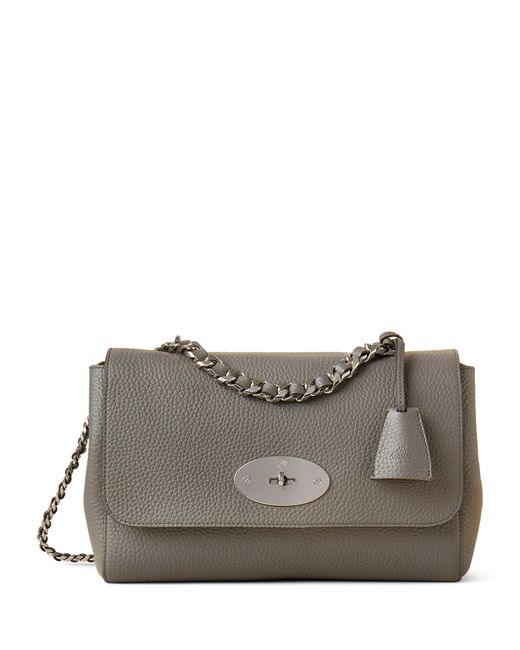 Mulberry Gray Medium Grained Leather Lily Top-handle Bag