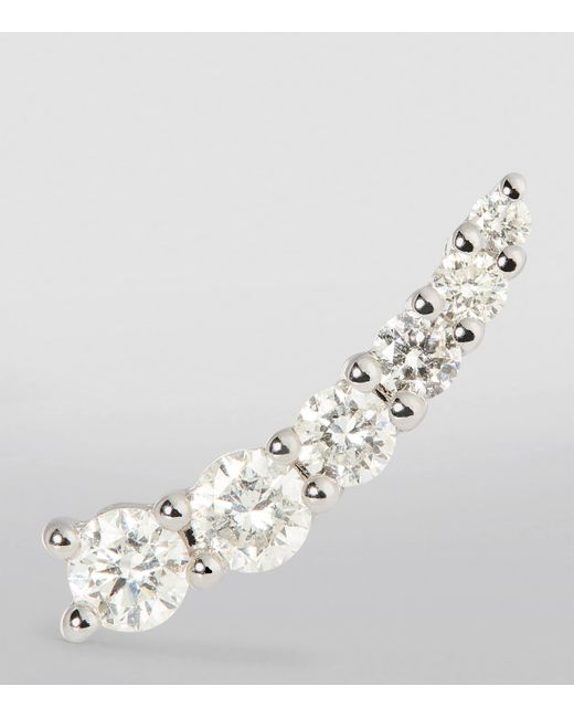 Anita Ko Natural And Diamond Floating Single Earring