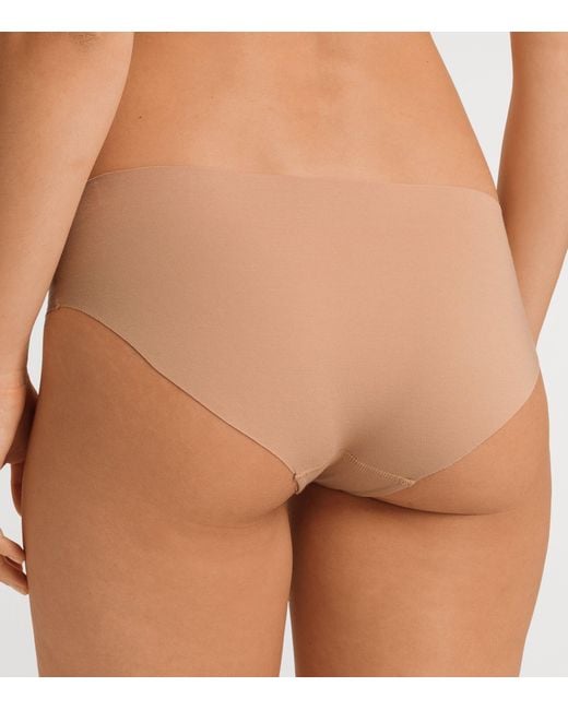 Hanro Natural Invisible Cotton Midi Briefs