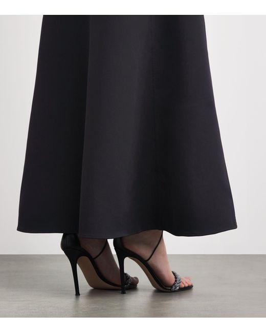 Roland Mouret Black Sleeveless Embellished Gown