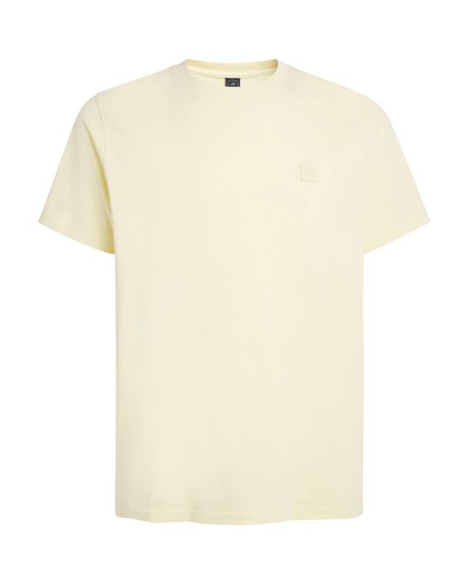 Moose Knuckles Natural Cotton Logo Duluth T-Shirt for men