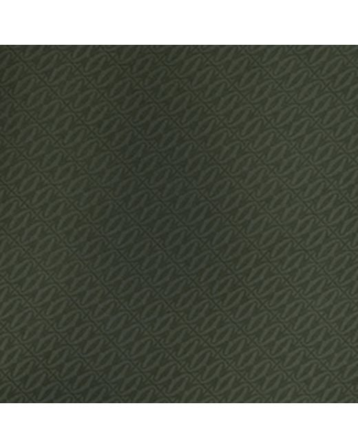 Cartier Green Silk-Wool C De Shawl