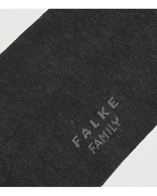 Falke Black Family Socks for men