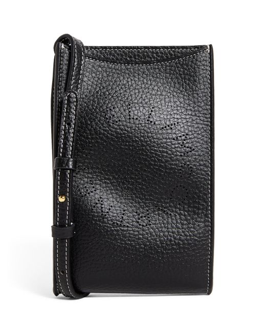 Stella McCartney Black Alter Mat Logo Pouch