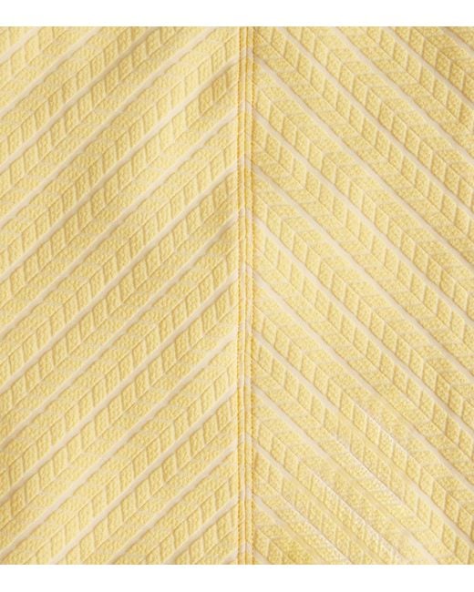 Eres Yellow Jacquard Lounge Swimsuit