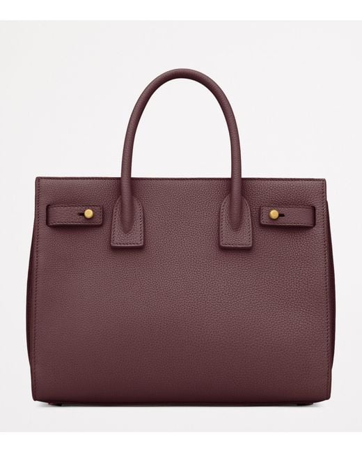 Saint Laurent Purple Baby Sac De Jour Tote Bag