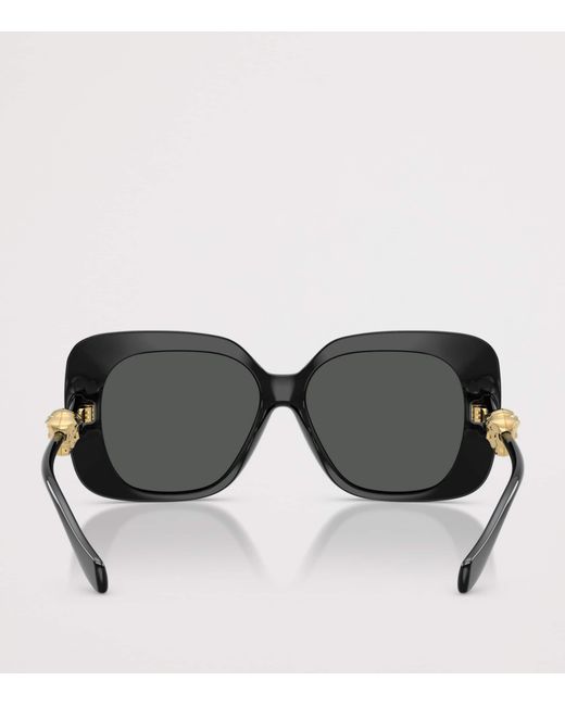 Versace Black Injected Ve4499U Square Sunglasses