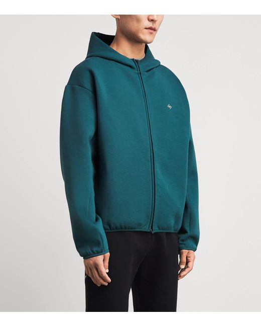 REPRESENT 247 Green 247 Numbers Zip-Up Hoodie for men