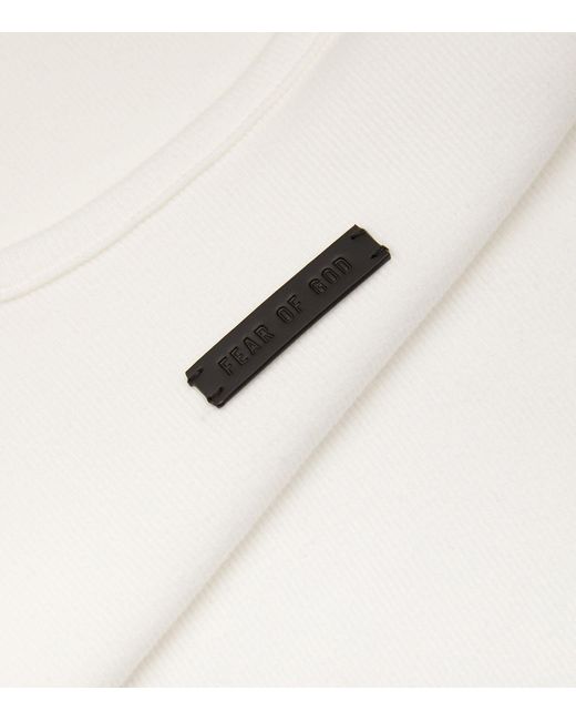 Fear Of God White Stretch-cotton Ribbed Tank Top for men
