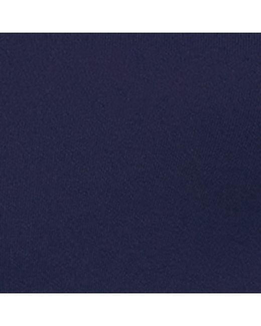 Polo Ralph Lauren Blue Polo Pony Two-Tone Bikini Top