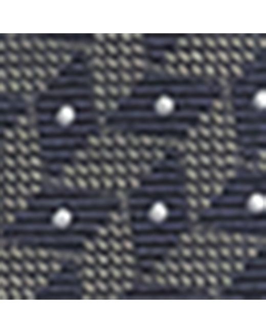 Giorgio Armani Blue Silk Geometric Tie for men