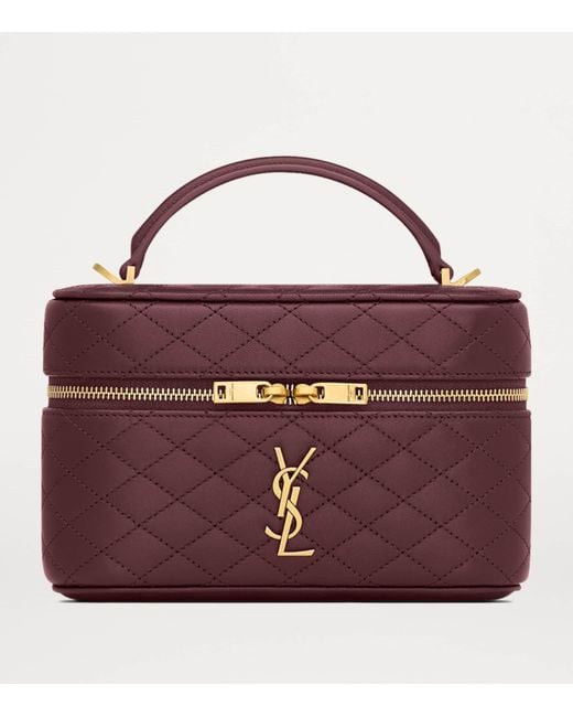 Saint Laurent Pink Mini Gaby Top-Handle Bag