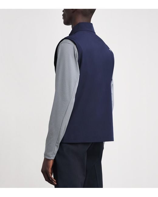 Kjus Blue Downswing Wind Vest for men