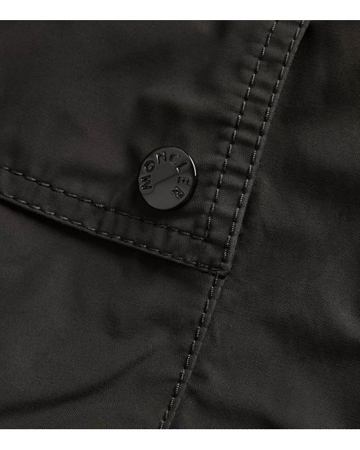 Moncler Black Leandro Short Parka