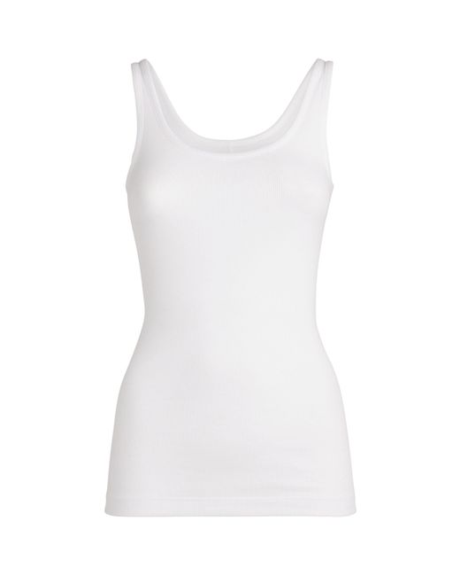vince white tank top