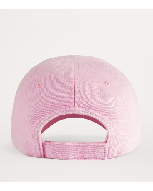 Pink balenciaga cap sale
