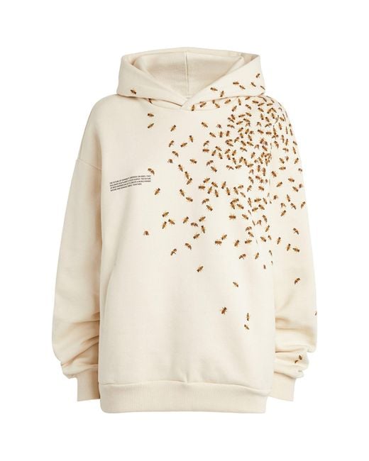PANGAIA Natural Cotton Bee The Change Hoodie