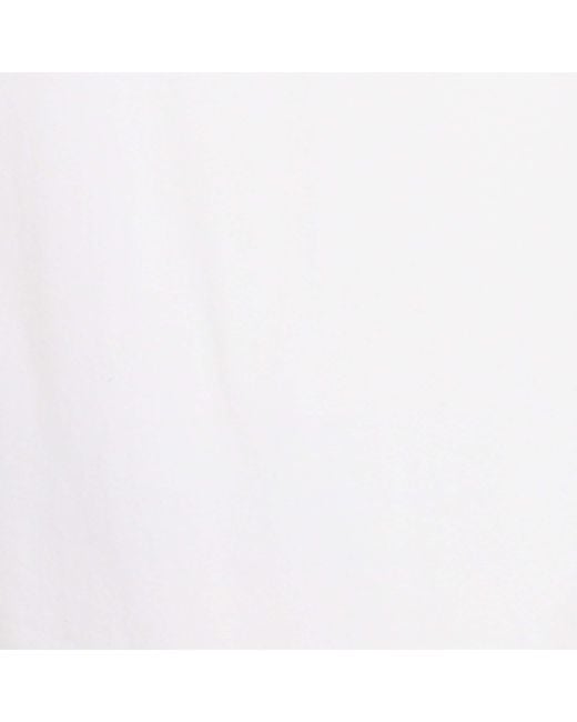Boss White Cotton-Blend T-Shirt for men