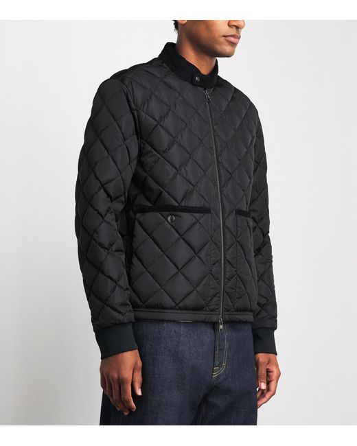 Moncler Black Down Eclal Bomber Jacket for men