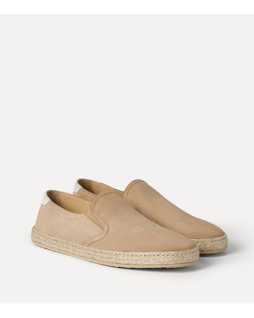 Brunello Cucinelli Natural Suede Espadrilles